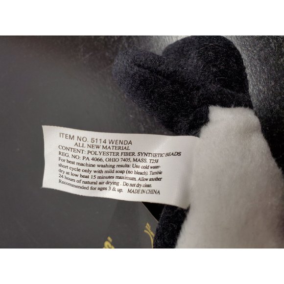 The 24K Company Beanie Boppers Wenda the Orca Plush with Tags - Picture 9 of 10
